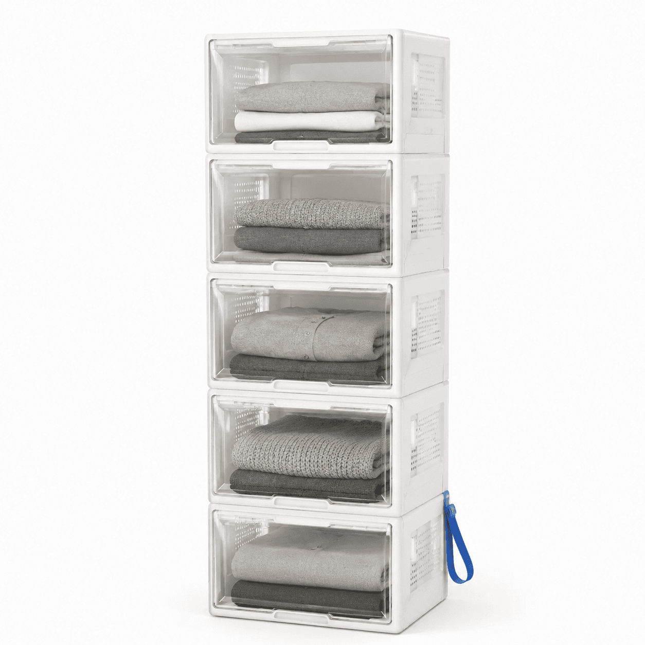 Clear Stackable Bins